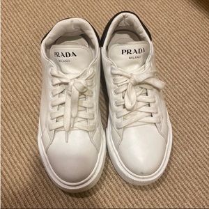 White Prada Sneakers